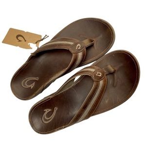 NEW Olukai ‘ikoi brown sandals size 11